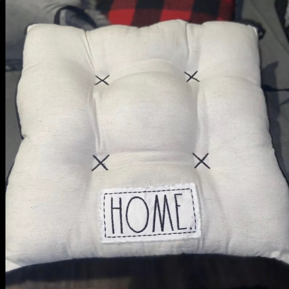 Rae Dunn New Farmhouse Style Chair Cushion